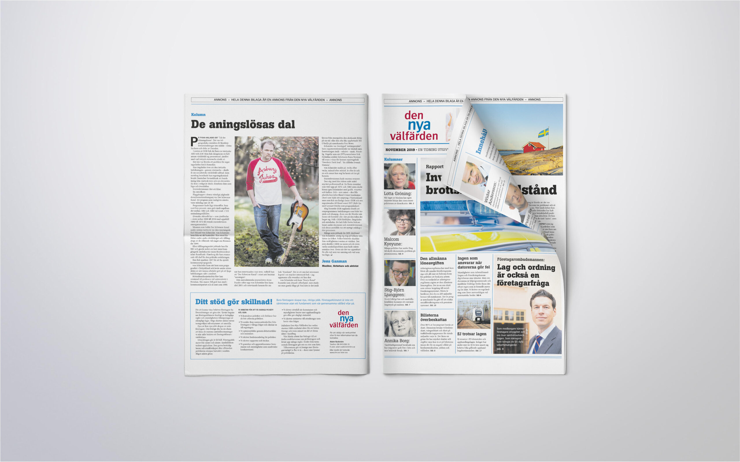 Tidning - Den Nya Välfärden